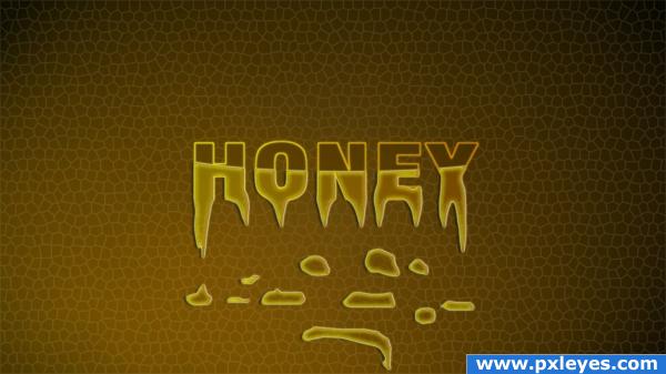 Creation of honey: Final Result
